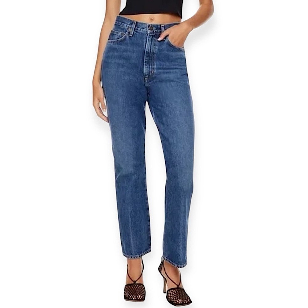 Agolde High Rise Blue Jeans